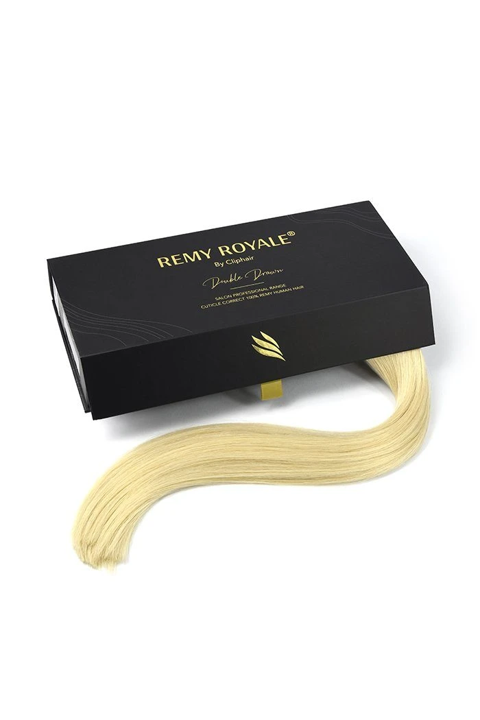 Lightest Blonde (#60) Nano Ring Hair Extensions - Image 3