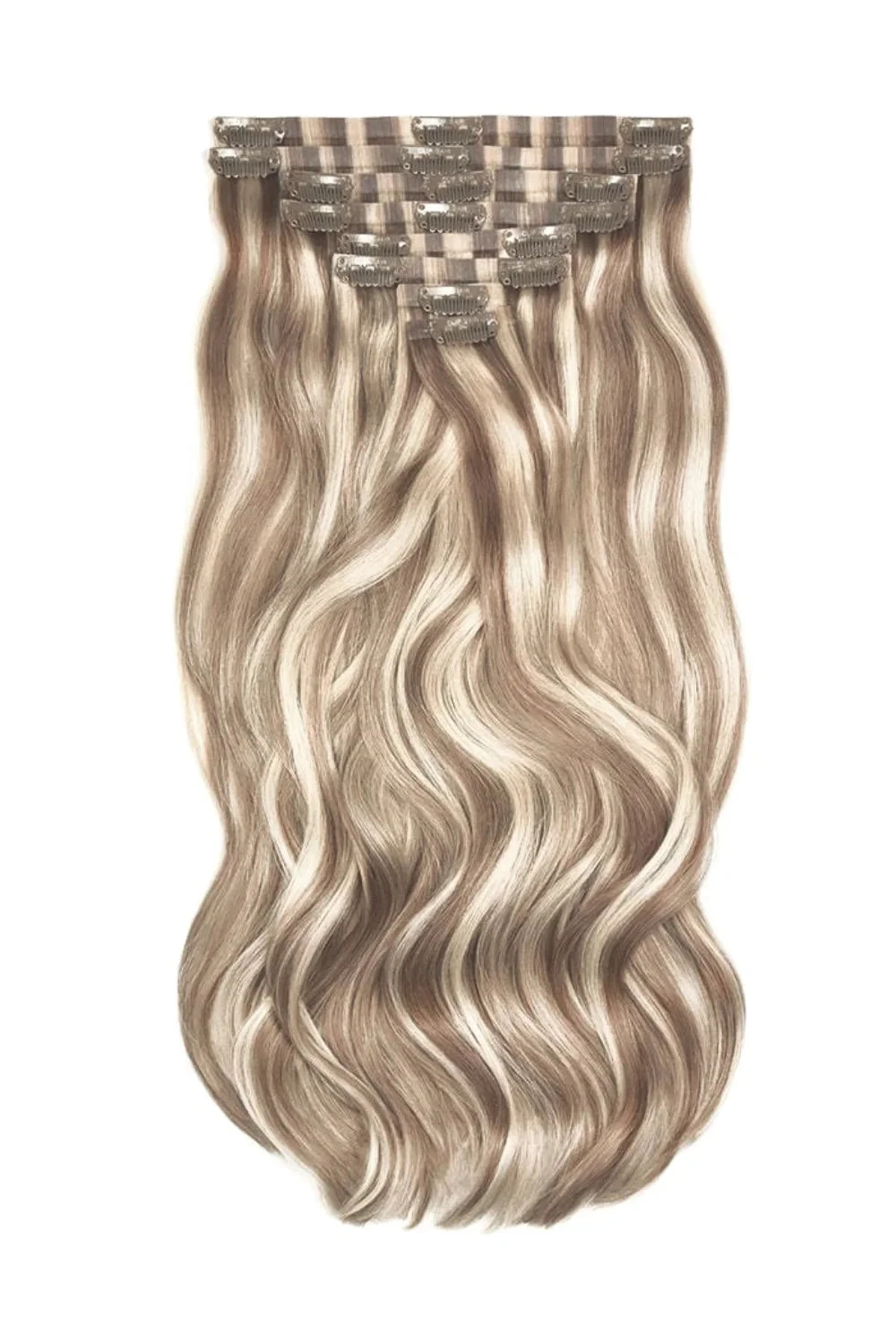 Oak Brondie Double Drawn Seamless Clip In Hair Extensions - Image 2