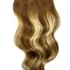 Double Wefted Full Head Chestnut Bronde Balayage Hair Extensions
