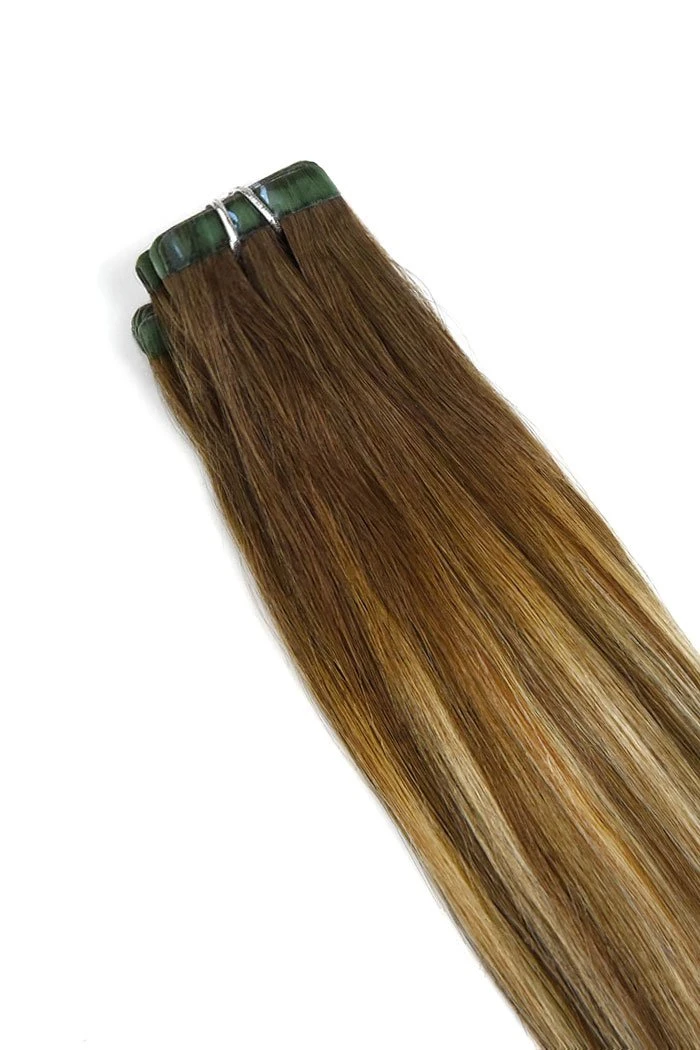 Chestnut Bronde Balayage Tape In Hair Extensions - Image 3