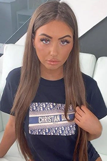 Light/Chestnut Brown (#6) Double Wefted Full Head Clip In Hair Extensions - Image 3