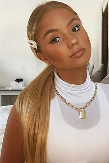 Double Wefted Full Head Remy Clip In Human Hair Extensions - Light Golden Blonde (#16) - Image 2