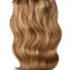 Cinnamon Swirl (#27/30) Double Wefted Full Head Clip In Hair Extensions