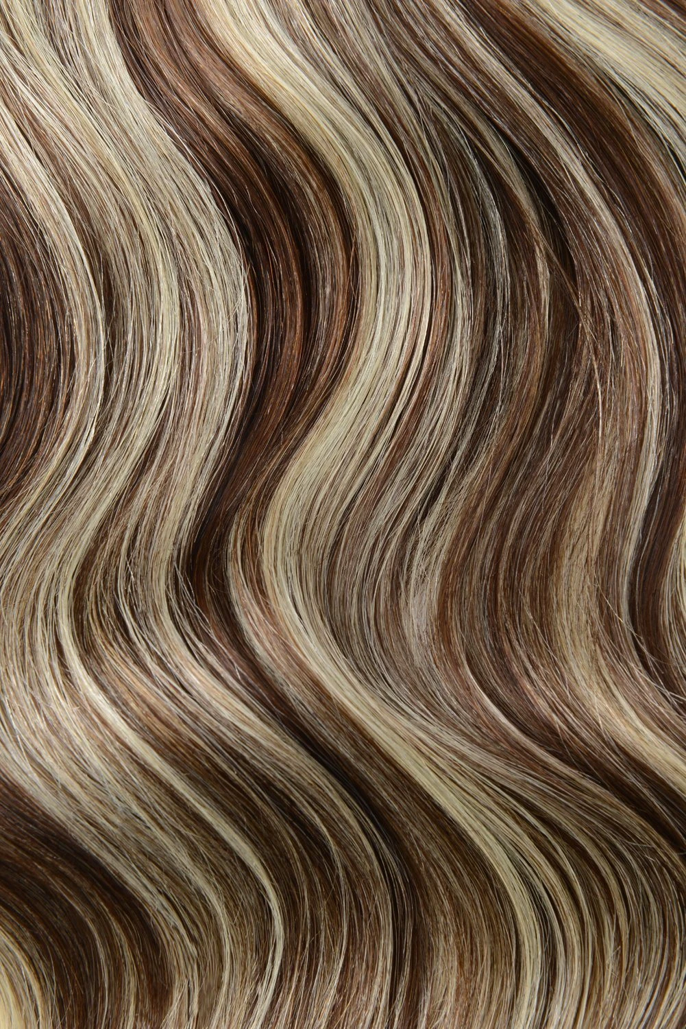 Cookies & Cream (#4/613) Double Wefted Full Head Clip In Hair Extensions - Image 3