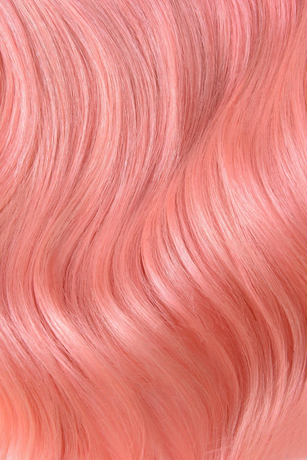 Double Wefted Full Head Remy Clip In Human Hair Extensions - Pink - Image 3