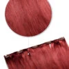 Deep Red One Piece Clip In Hair Extensions (Top-Up)