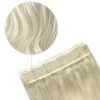 Ice Blonde Supreme Quad Weft One Piece Clip In Hair Extensions