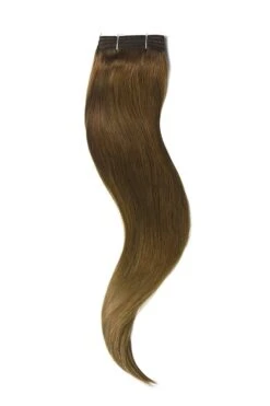 Light/Chestnut Brown (#6) Weft/Weave Hair Extensions