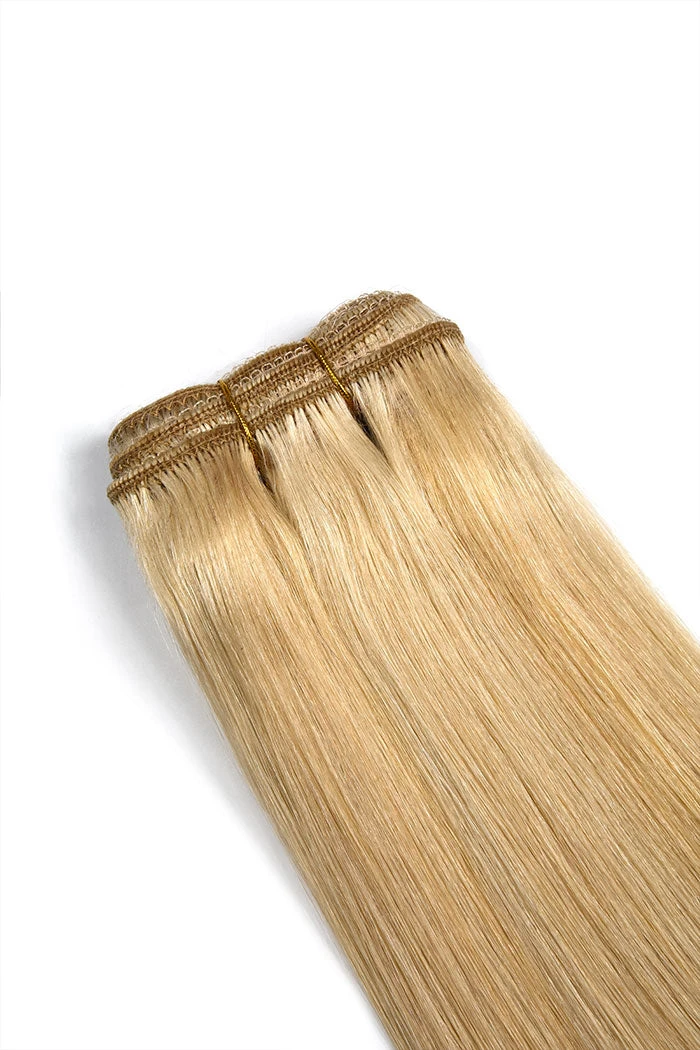 Remy Royale Double DrawnHuman Hair Weft WeaveExtensions - Barbie Blonde (#16/60) - Image 2