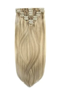 BlondeMe (#60/SS) Double Drawn Seamless Clip In Hair Extensions