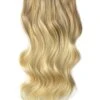 Double Wefted Full Head Remy Clip In Ombre Human Hair Extensions - (#TP18/613)