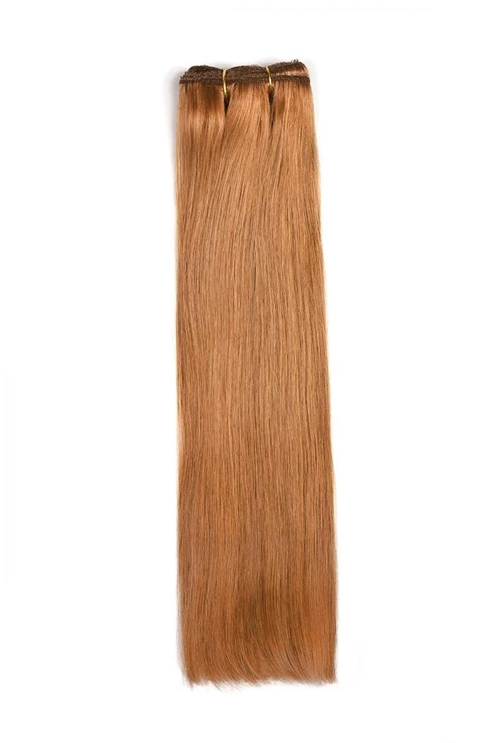 Remy Royale Double DrawnHuman Hair Weft WeaveExtensions - Autumn Spice (#30B)