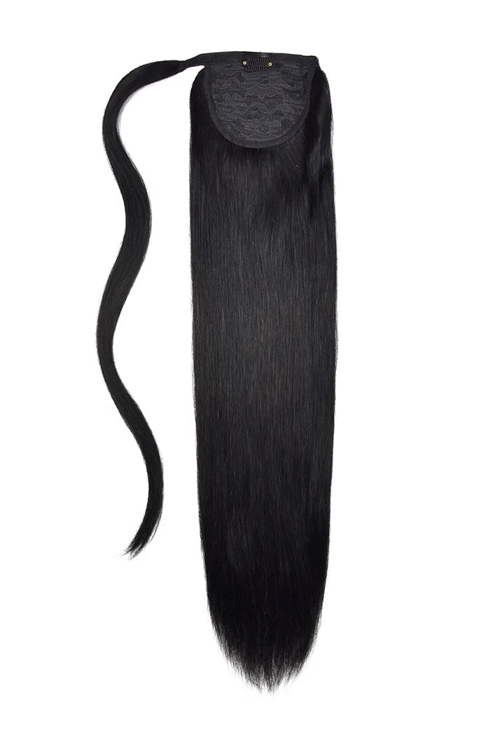 20" Classic Straight Up Wrap Around Ponytail Extension - Image 5
