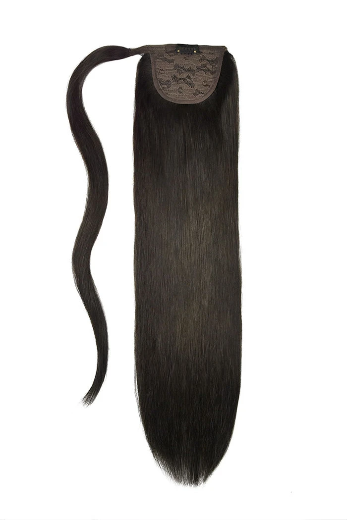20" Classic Straight Up Wrap Around Ponytail Extension - Image 7