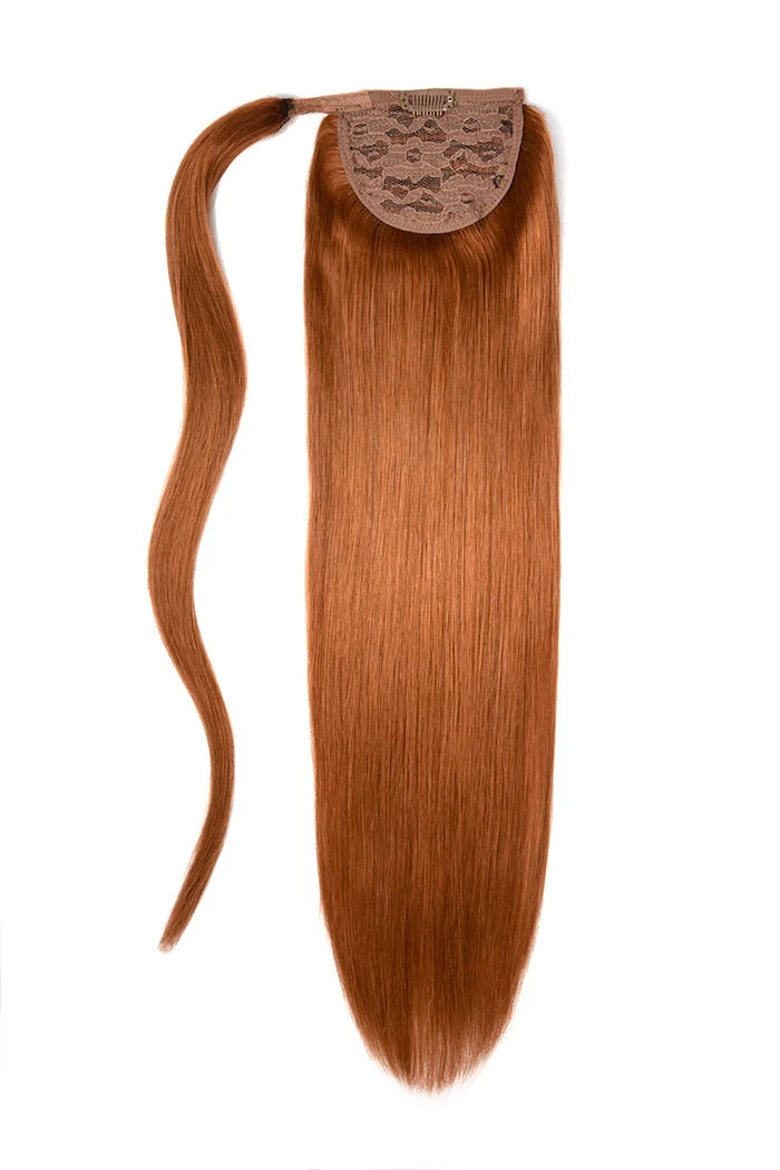 20" Classic Straight Up Wrap Around Ponytail Extension - Image 8