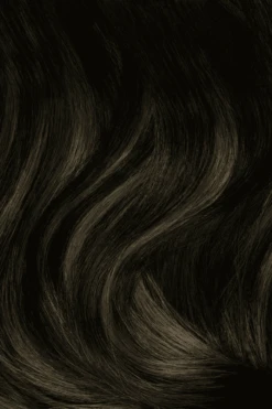 Double Wefted Full Head Remy Clip In Human Hair Extensions - Ash Black Balayage