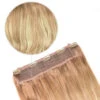 Biscuit Blondey Balayage Supreme Quad Weft One Piece Clip In Hair Extensions