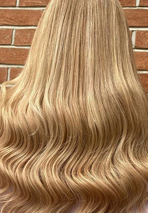 Light Golden Blonde (#16) Tape In Hair Extensions - Image 2
