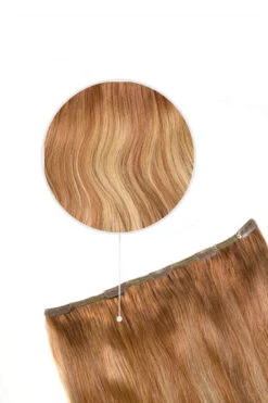 Cinnamon Swirl Balayage One Piece Clip In Hair Extensions (Top-Up)