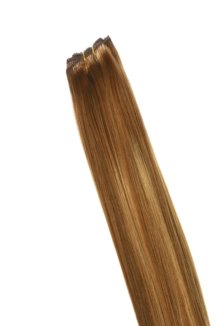 Cinnamon Swirl Balayage Remy Royale Double Drawn Weave Extensions - Image 3