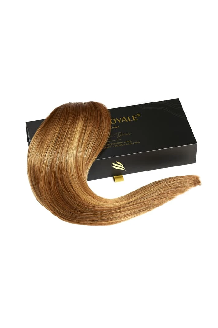 Cinnamon Swirl Balayage Remy Royale Double Drawn Weave Extensions - Image 2