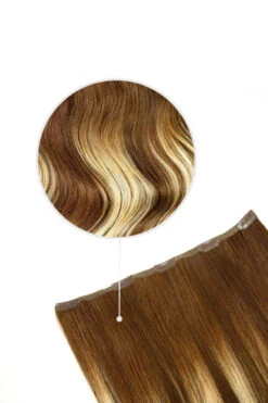 Chestnut Bronde Balayage One Piece Clip In Hair Extensions (Top-Up)