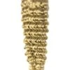 Curly Full Head Remy Clip In Human Hair Extensions - Bleach Blonde (#613)