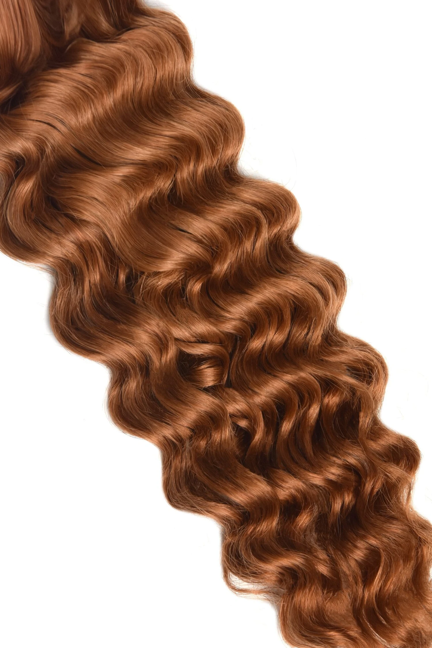 Flaming Ginger (#350) Curly Clip In Hair Extensions - Image 3