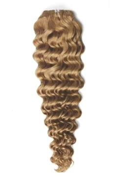 Strawberry/Ginger Blonde (#27) Curly Clip In Hair Extensions