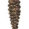 Chocolate Honey (#4/27) Curly Clip In Hair Extensions