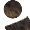 Espresso Melt Balayage One Piece Clip In Hair Extensions (Top-Up)