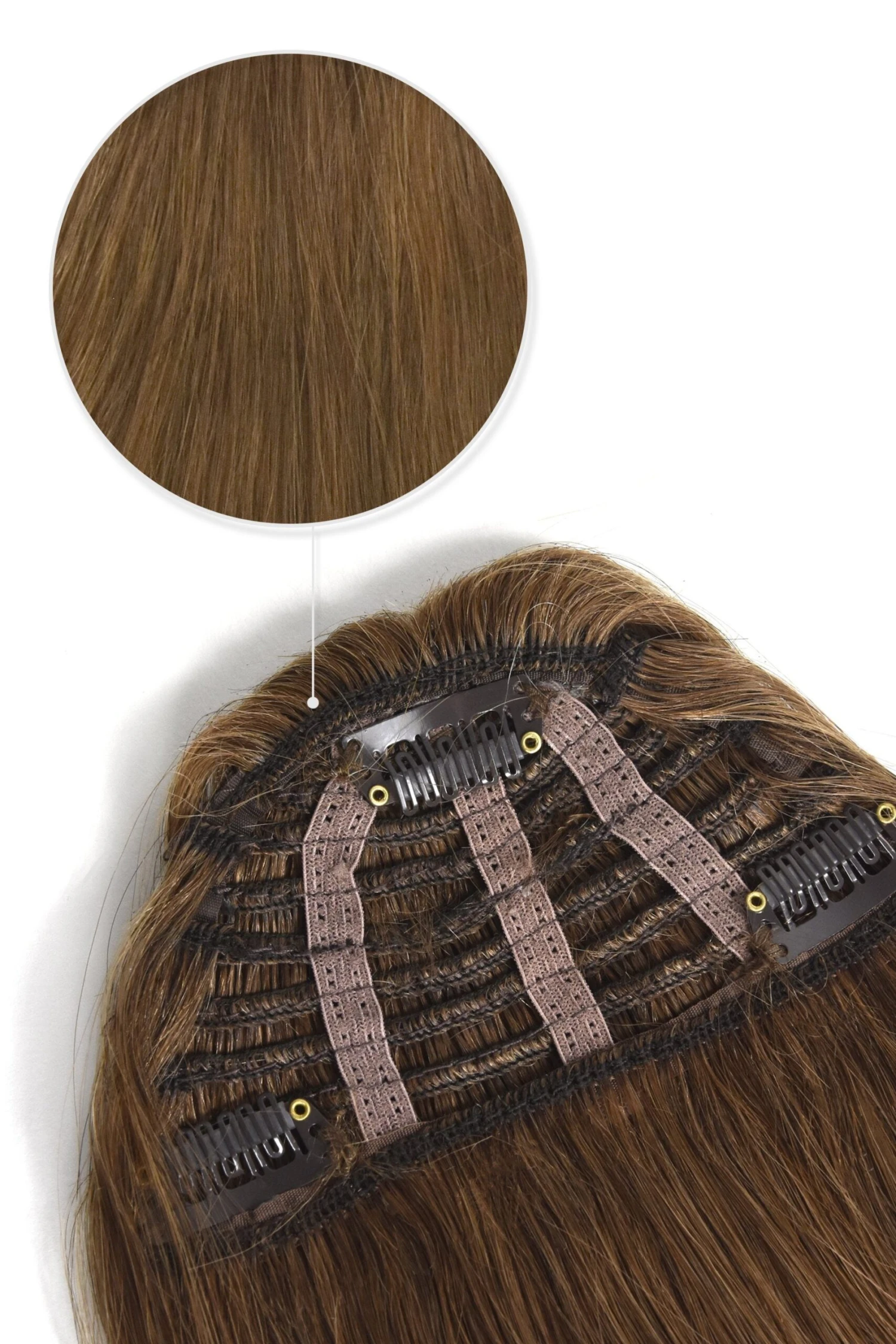 Light Auburn Clip In Fringe (#30) - Image 3