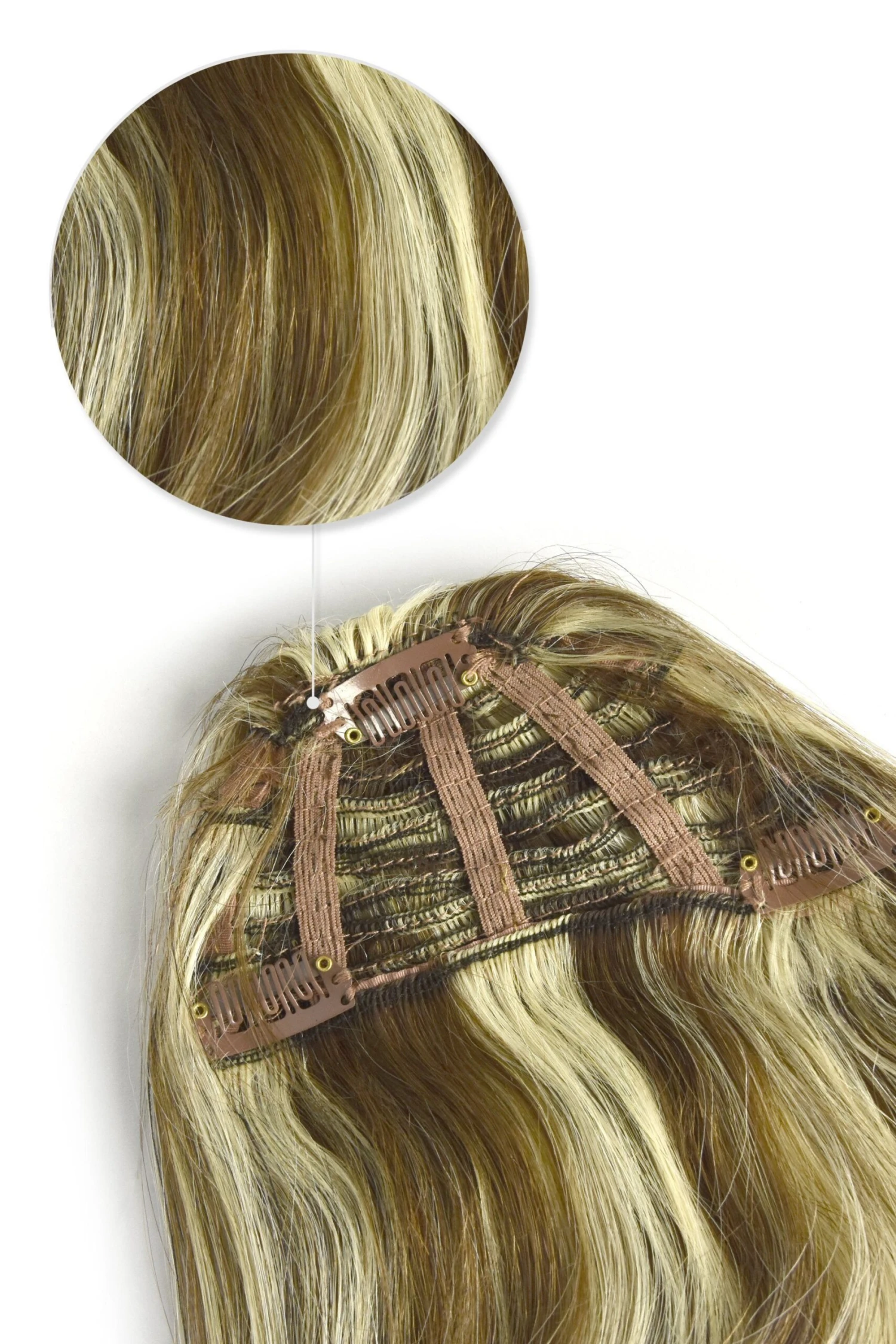 Chestnut Bronde (#6/613) Clip In Fringe - Image 3