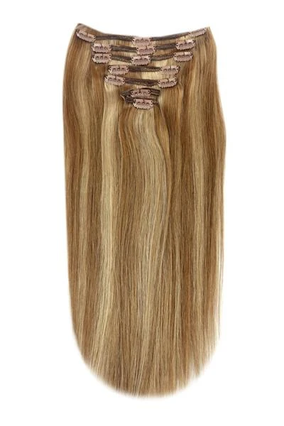 Hazelnut Brondie (#6/27) Full Head Clip In Hair Extensions