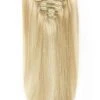 Full Head Remy Clip In Human Hair Extensions - Goldilocks (#16/613)