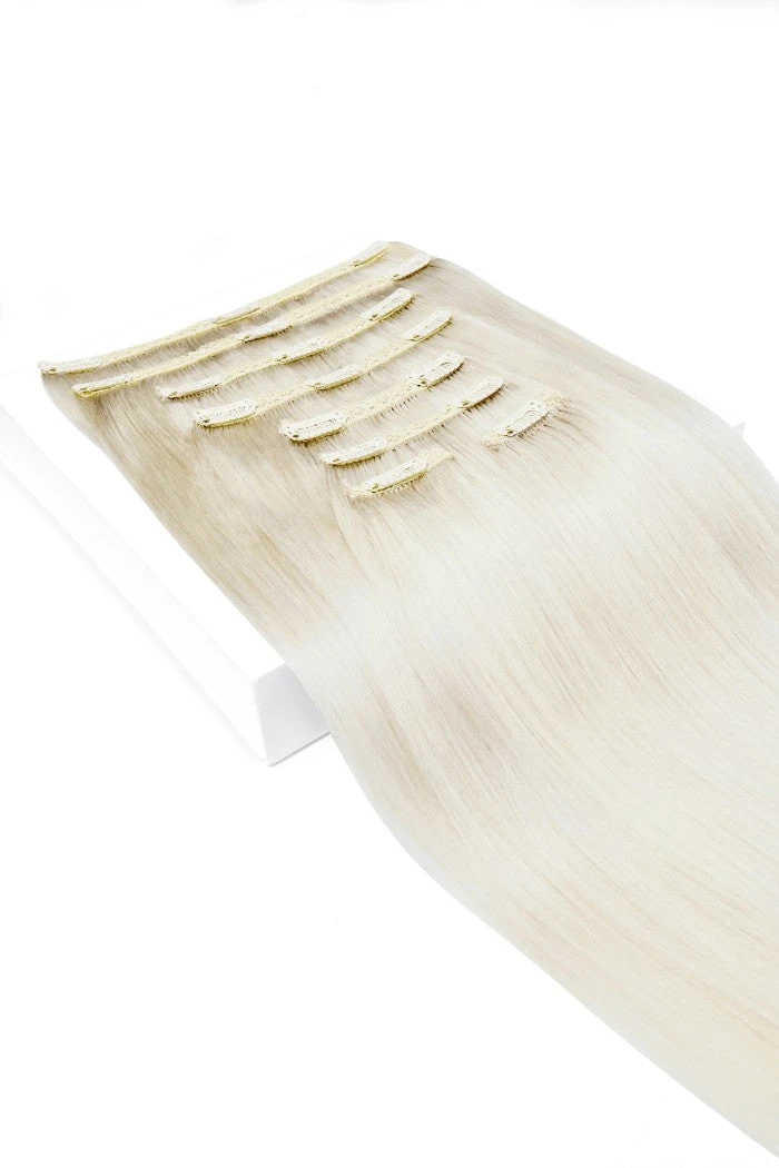 Ice Blonde Ultra-Volume Clip In Full Head Set (240-300G) - Image 3