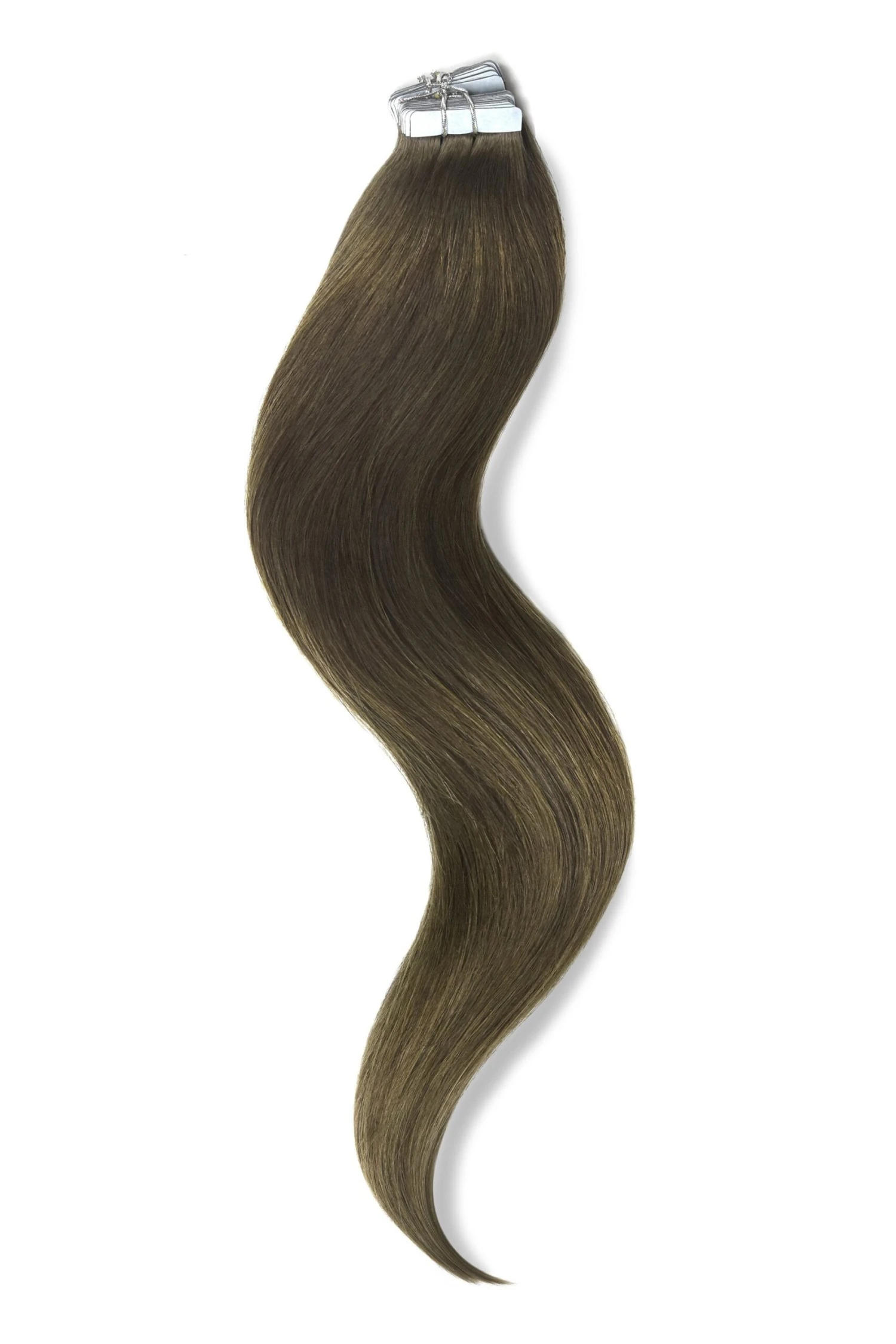 Ash Brown (#9) Tape In Hair Extensions