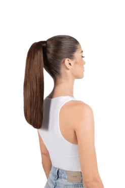 14" Mini Straight Up Wrap Around Ponytail Extension
