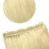 Bleach Blonde (#613) Quad Weft Clip In One Piece Hair Extensions