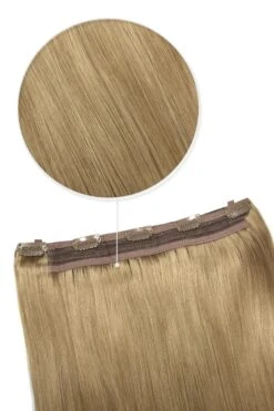 Strawberry/Ginger Blonde (#27) Quad Weft Clip In One Piece Hair Extensions