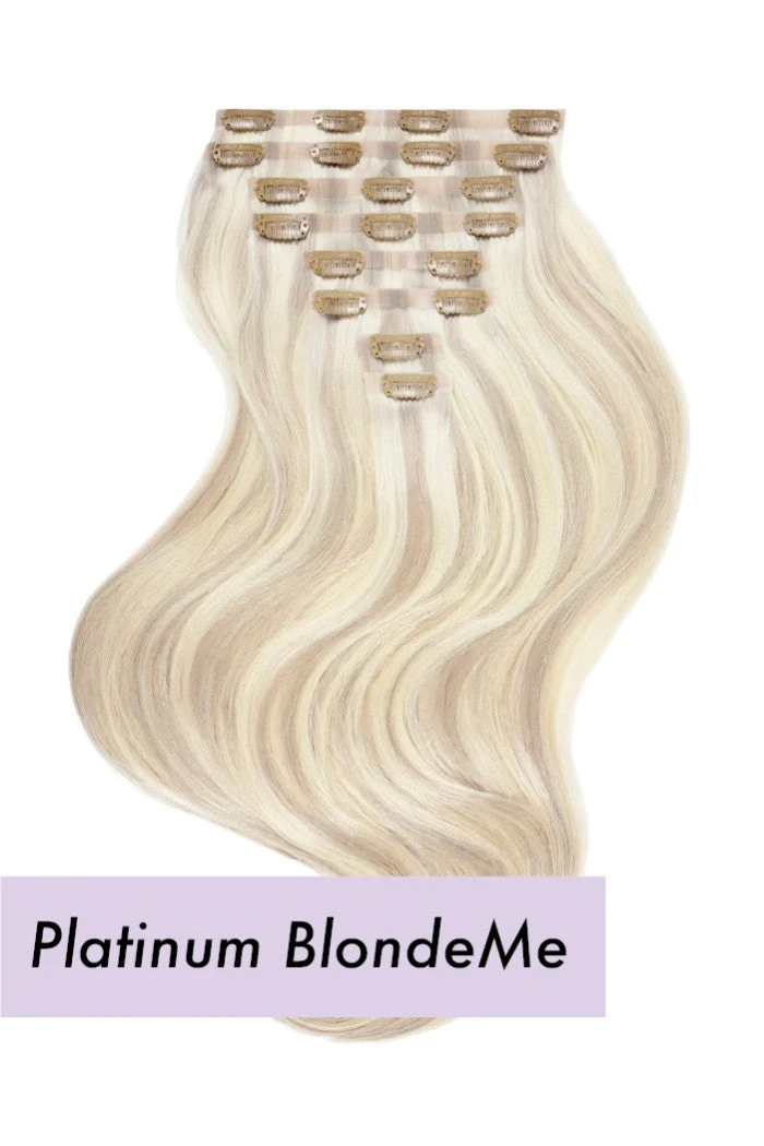 Platinum BlondeMe Ultra-Volume Clip In Full Head Set (240-300G) - Image 3