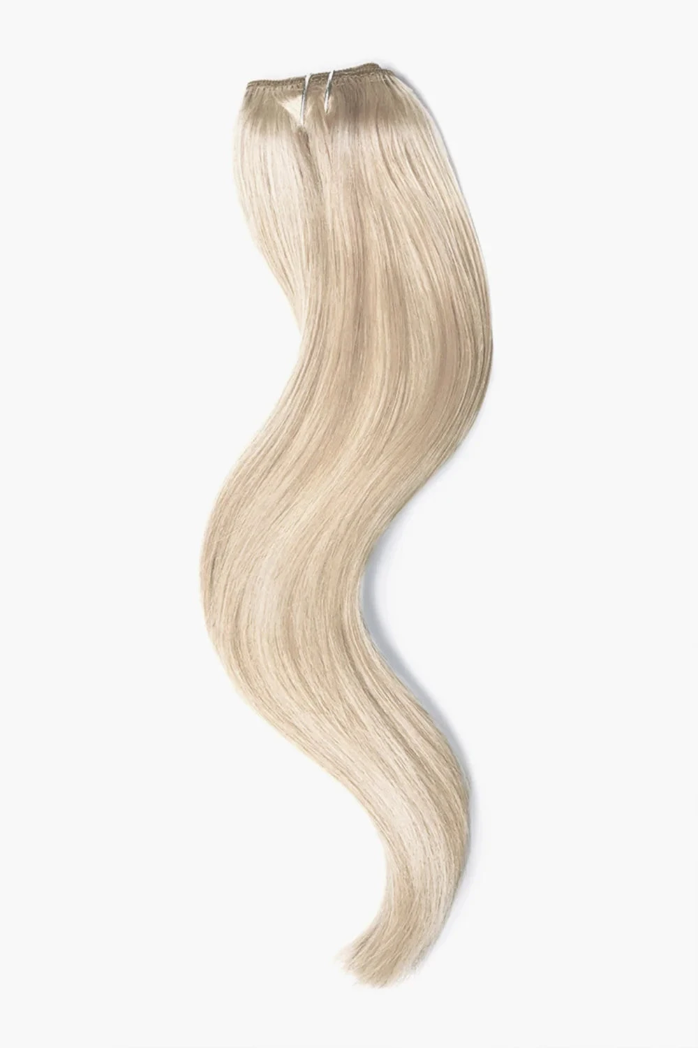 Platinum BlondeMe Quad Weft Clip In One Piece Hair Extensions - Image 3