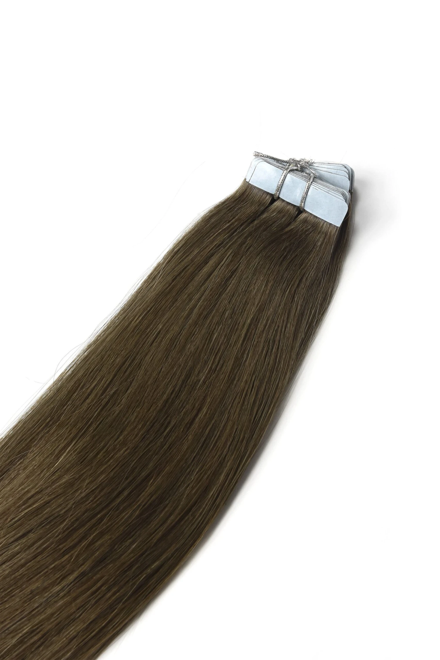 Ash Brown (#9) Tape In Hair Extensions - Image 2