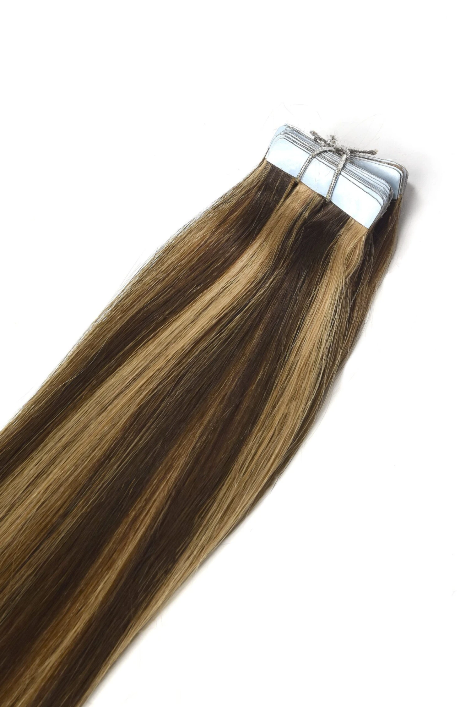 Chocolate Honey (#4/27) Tape In Hair Extensions - Image 2
