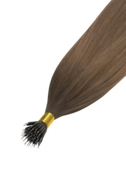 Soft Bronze Balayage Nano Ring Hair Extensions