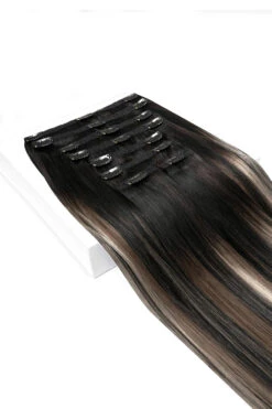 Silver Shadow Balayage Ultra-Volume Clip In Full Head Set (240-300G)