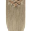 Full Head Remy Clip In Human Hair Extensions - Silver Sand (#SS)