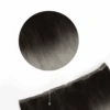 Silver Black Ombre (#T1B/SG) One Piece Clip In Hair Extensions (Top-Up)