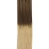 Remy Human Hair Weft/Weave Extensions - Chocolate Honey Ombre (#T4/27)